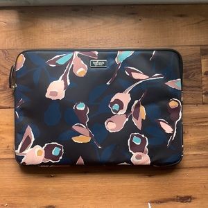 Kate Spade Laptop Sleeve Floral Print w/Zipper